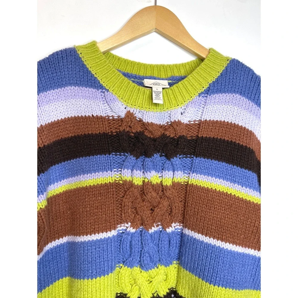 90s Grandpa‎ Grunge Striped Sweater